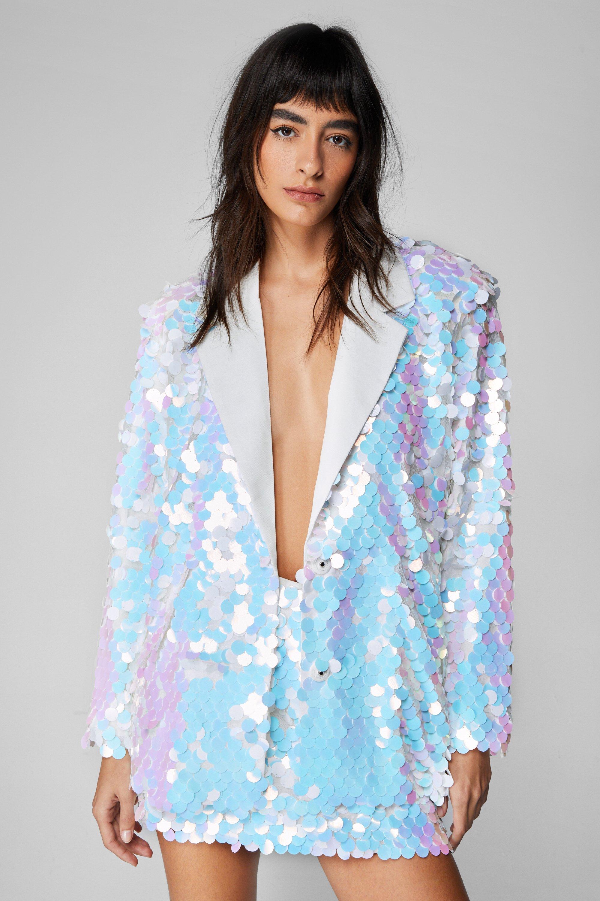 Petite on sale sequin jacket